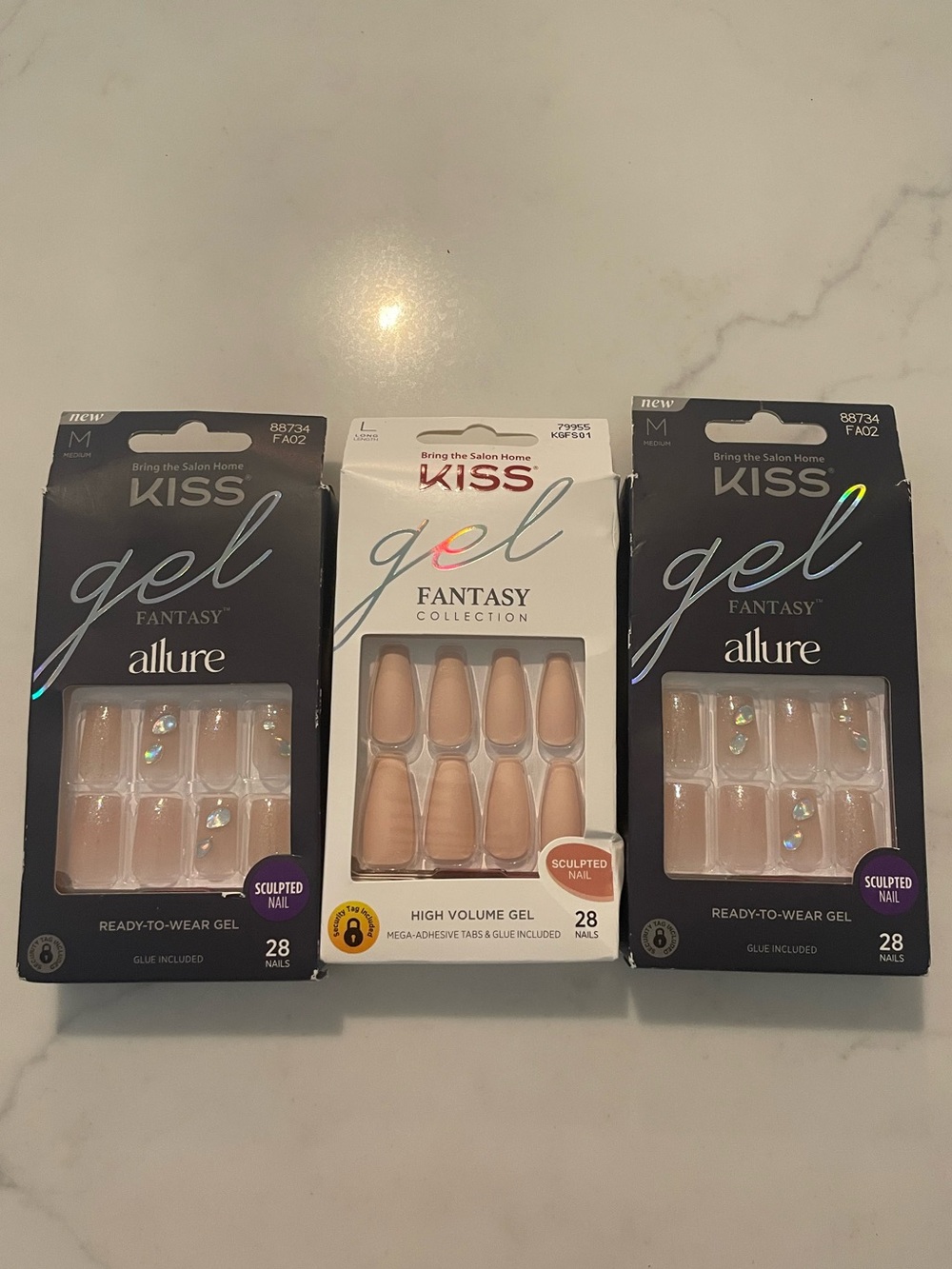 NWT- KISS fantasy ready-to-wear gel nail kit